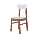 Silla de Pino Castaño Mediterraneo 140-3 Asiento Tapizado