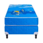 Conjunto Sommier Espuma Maxiking Atardecer 1 Plaza Infantil Celeste 0.80x1.90 - Image 4