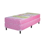 Conjunto Sommier Espuma Maxiking Atardecer 1 Plaza Infantil Rosa 0.80x1.90 - Image 3