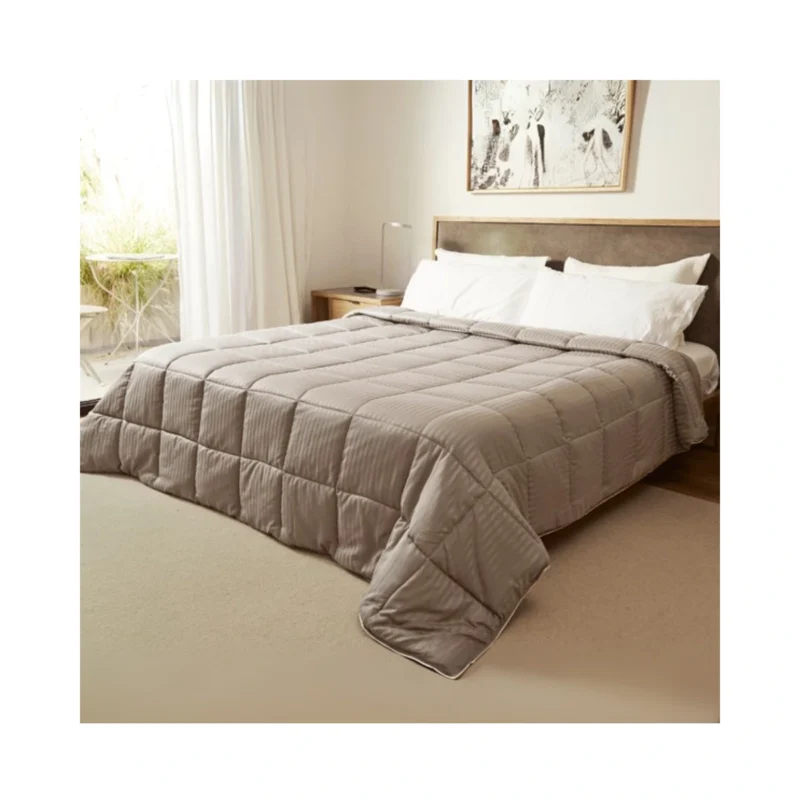 Acolchado Fullblanc FUL052 GO Queen 240x260cm MicrofibFib.Silicona Gris Os 2