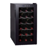 Cava de Vinos TechGO Para 18 Botellas KWS-18T Termoeléctrica Negra