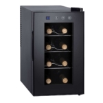 Cava de Vinos TechGO Para 8 Botellas KWS-8E Termoeléctrica Negra