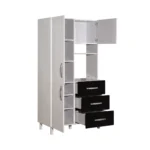 Kit de Cocina Máximo 3 Puertas 3 Cajones Negro/Blanco - Image 3