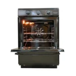 Cocina Eléctrica Florencia 8637E 56cm 3 Hornallas Vitrocerámico Digital Negra - Image 3